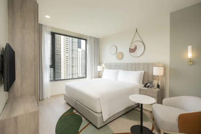جناح استوديو بسرير كينج بمنطقة جلوس بمطبخ، Staybridge Suites Bangkok Sukhumvit 5/10