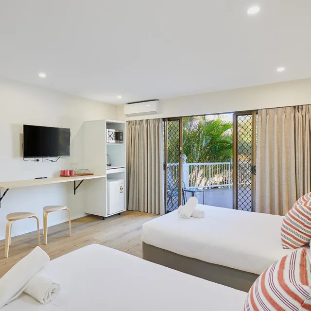 غرفة بسريرين منفصلين، Red Star Hotel Palm Beach 7/8