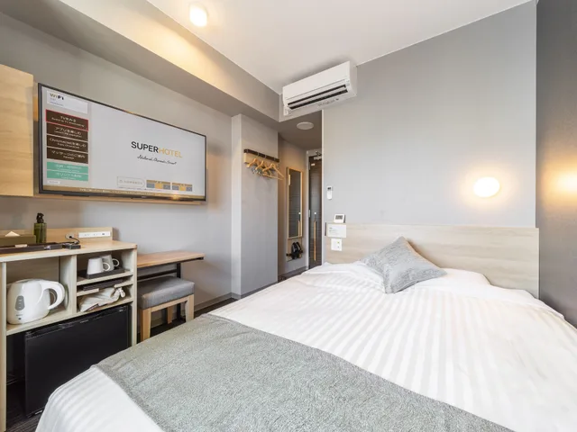 غرفة قياسية بسرير مزدوج، Super Hotel Premier Kanazawaeki Higashiguchi 2/4