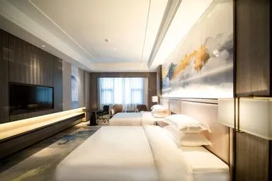 Executive, 2 Double Beds, Lake View, Ramada Plaza by Wyndham Hezhou North 2/2