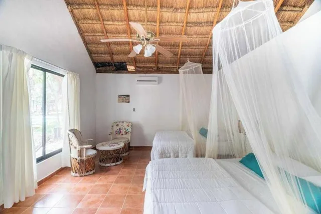 غرفة قياسية بسريرين مزدوجين، Collection O EcoVergel Hotel Boutique Spa in Tulum 3/6