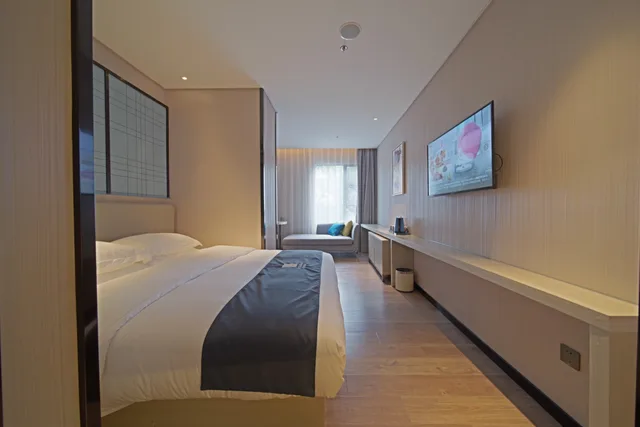 غرفة ديلوكس بسرير كوين، Echarm Hotel Guangzhou Tianhe Gangding Metro Station Shipai Dong Road 1/1