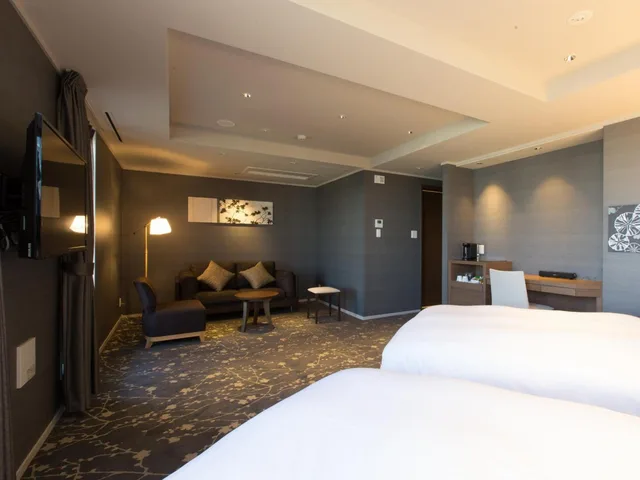 غرفة ديلوكس بسريرين منفصلين، Hotel Shiki Utsubo Park 3/10