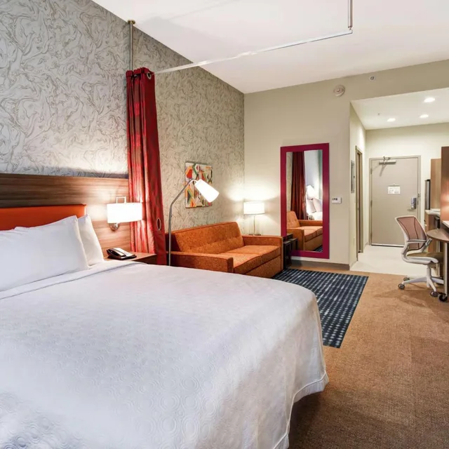 استوديو بسرير كوين مع أريكة لذوي الإعاقة، Home2 Suites By Hilton Columbus Downtown 2/8