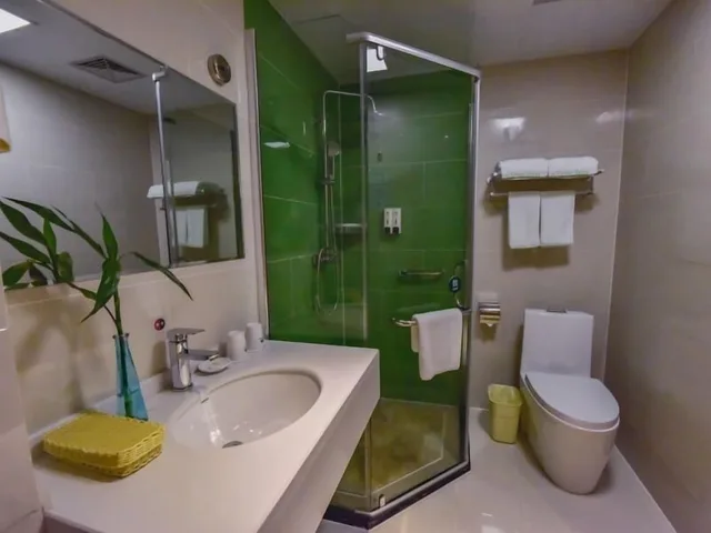 غرفة بسريرين منفصلين، GreenTree Inn (Qichun Ouyada Square) 2/2