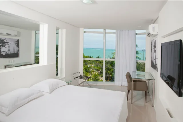 غرفة مفردة بإطلالة على البحر، Hotel Brisa Praia 1/1