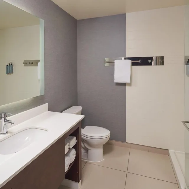 استوديو بسرير كينج مع أريكة بحوض استحمام لذوي الإعاقة، Residence Inn Philadelphia Airport 3/5