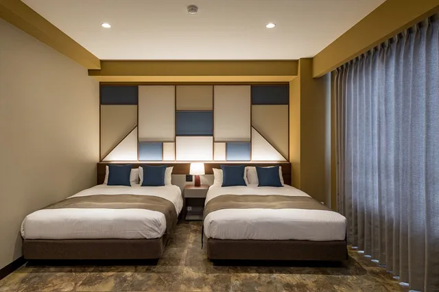 Premium, Economy, 2 Double Beds, Sofa, Hotel Shinpoin Osaka 3/7