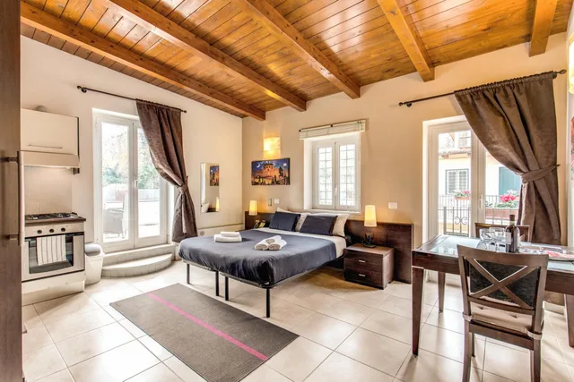 Studio, Terrace, Attic، Aurelia Vatican Apartments 1/7