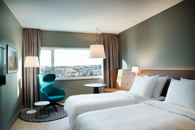 غرفة بريميوم بانورامية بسريرين منفصلين بإطلالة، Radisson Blu Atlantic Stavanger 5/10