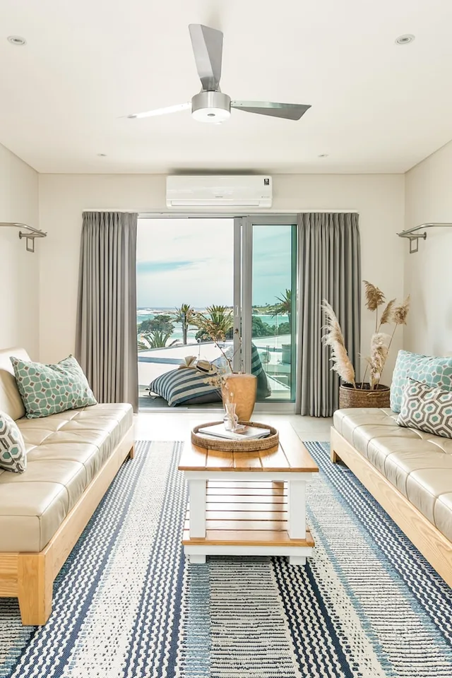 شقة بسرير كينج بإطلالة على الشاطئ بغرفة نوم واحدة، Camps Bay Village 3/8