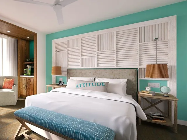 غرفة بسرير كينج، Margaritaville Hollywood Beach Resort 2/2