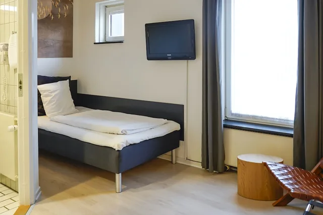 غرفة قياسية مفردة بسرير فردي، City Hotel Odense 2/4