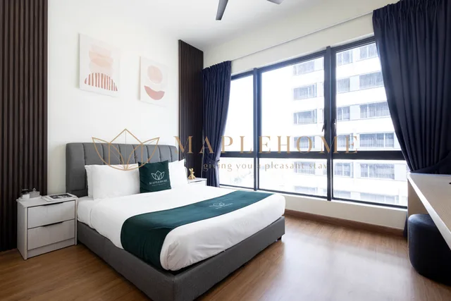 استوديو ديلوكس بسرير كوين، The Apple Premier Suites Melaka 1/3