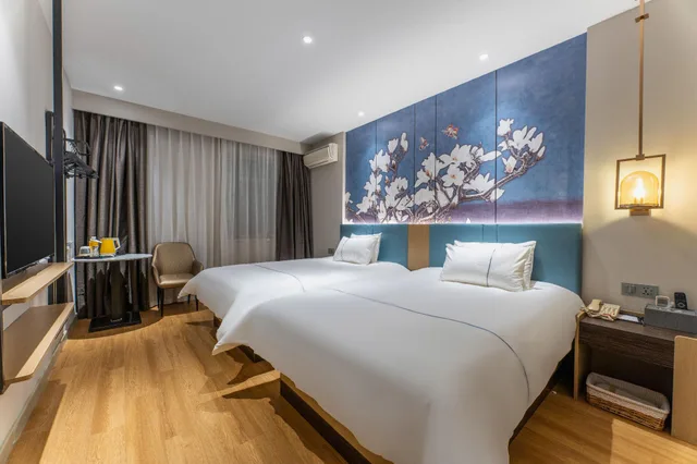 Elegant, Twin Beds، Jinjiang Inn (Nanchang West Nanjing Road) 2/2