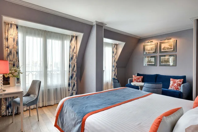 غرفة ثلاثية ديلوكس، Hotel Rochester Champs-Elysees 2/2