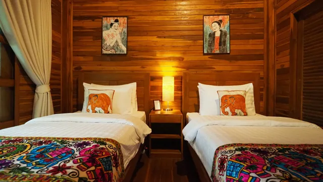 غرفة قياسية بسريرين منفصلين، Nan Seasons Boutique Resort 1/2