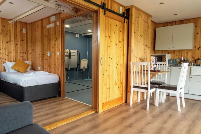 كابينة سوبيريور بسريرين منفصلين بإطلالة على الجبل مع أريكة لذوي الإعاقة، Callander Hostel 3/4