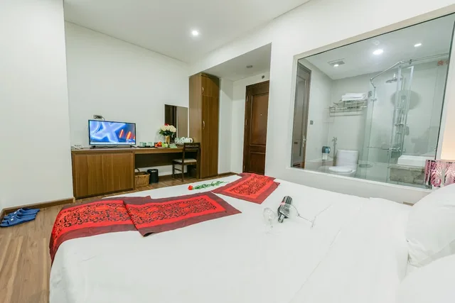 غرفة قياسية بسرير كوين، New Century Hotel Cau Giay 8/10