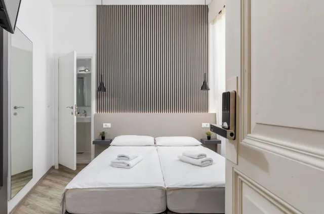 غرفة بسرير مزدوج أو سريرين منفصلين، BOUTIQUE HOSTEL JOYCE 4/6