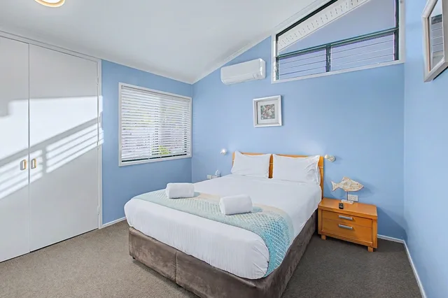 فيلا بسرير كوين وسريرين منفصلين بغرفتي نوم يُسمح فيها بالحيوانات الأليفة، Boat Harbour Studio Apartments and Villas 5/10