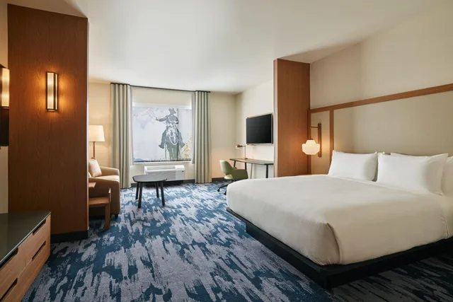 جناح بسرير كينج بغرفة نوم واحدة مع أريكة، Fairfield by Marriott Inn & Suites Tempe 1/9