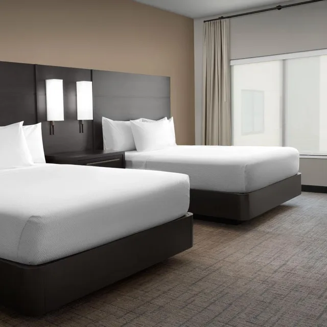 استوديو بسريرين كوين بإطلالة على البحر مع أريكة، Residence Inn by Marriott Galveston Island 1/10