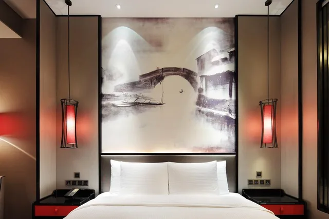 Deluxe, Double Bed, River View, WANDA REALM YIWU 2/2