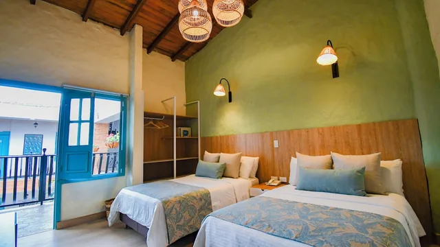 غرفة كومفورت بسريرين منفصلين، Hotel Salento Real Eje Cafetero 2/8