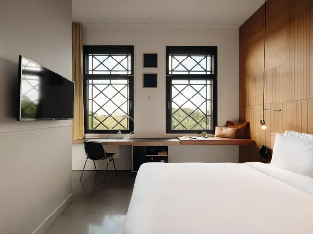 Big, Double Bed، Conscious Hotel Westerpark 2/10