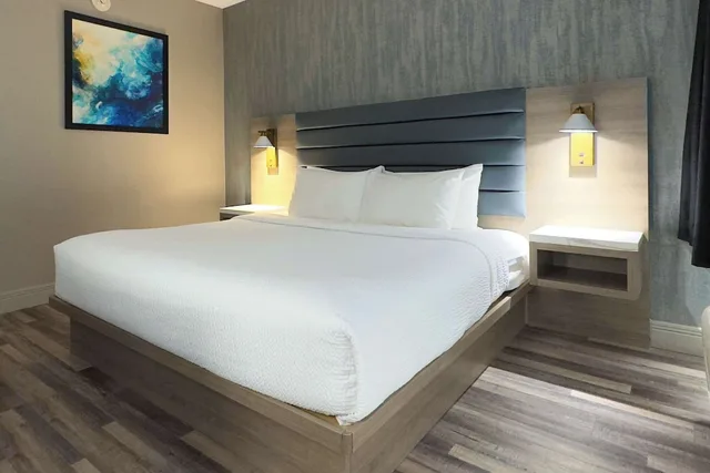 Room, King Bed, Pool View, Radisson Hotel Montreal Airport 2/4