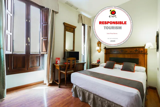 غرفة قياسية بسرير مزدوج أو سريرين منفصلين، Plaza Nueva Hotel 1/1