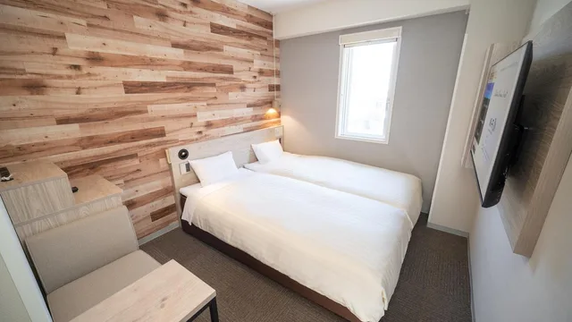 غرفة كبيرة بسريرين منفصلين، Super Hotel Hakodate 1/1