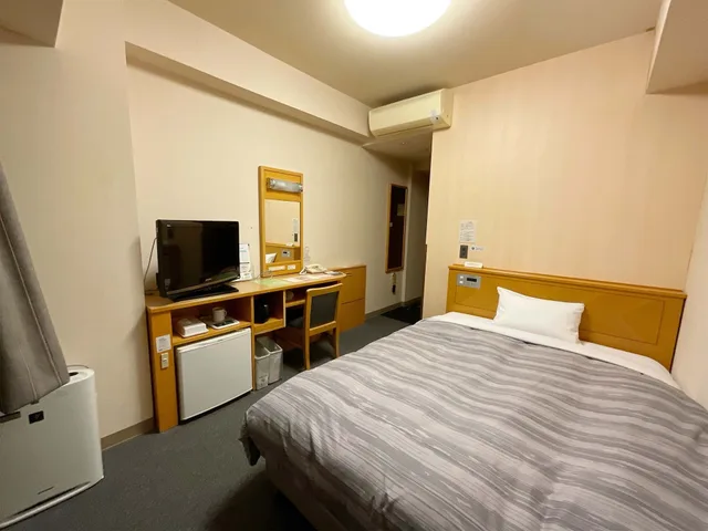 غرفة مفردة بسرير مزدوج، Hotel Route-Inn Aizuwakamatsu 1/6