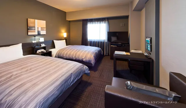 Comfort, Twin Beds, No View, East Wing, Smoking, Hotel Route Inn Court Kamiyamada 1/1