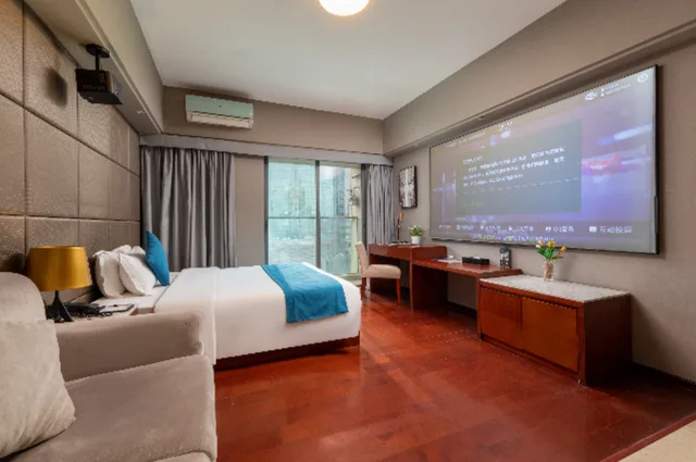 Cinema, Superior, King Bed، Poltton International Apartment (Foshan Zumiao Lingnan Tiandi Branch) 1/2