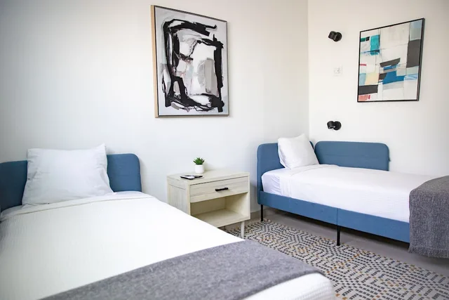 غرفة قياسية بسريرين منفصلين، La Buena Vida Inn 3/7