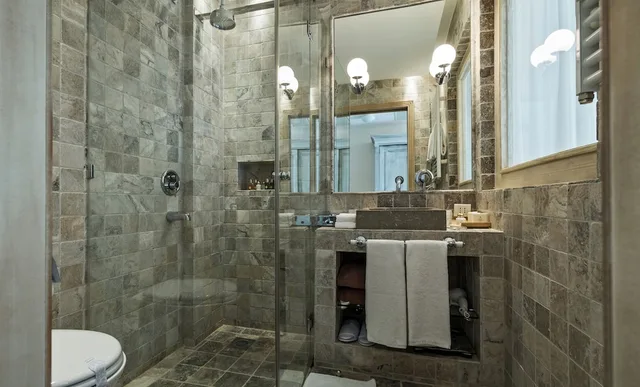 غرفة بسرير كوين بإطلالة على البحر بشرفة، Hotel Azimut 3/4