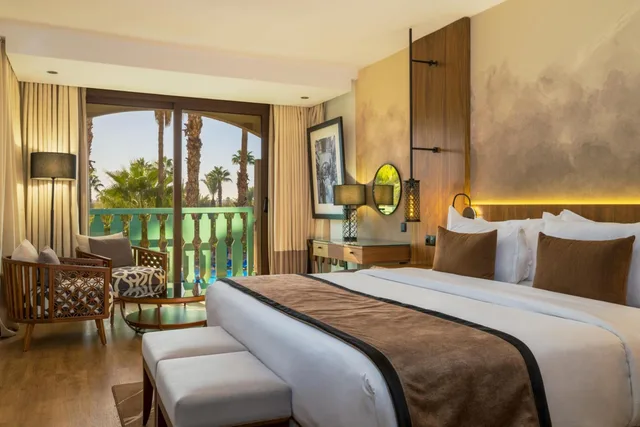 غرفة غراند سوبيريور بسرير كينج بإطلالة على الحديقة، Marriott Meridien N'fis 4/10