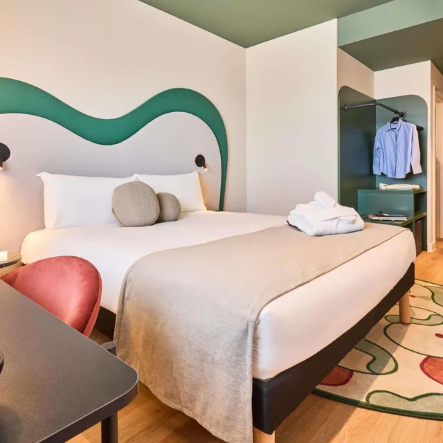 غرفة بزنس بريميوم بسرير مزدوج، Ibis Styles Madrid Airport Valdebebas 2/8