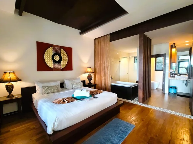 غرفة ديلوكس بسرير كينج بإطلالة على البحر، Koh Chang Cliff Beach Resort 3/4