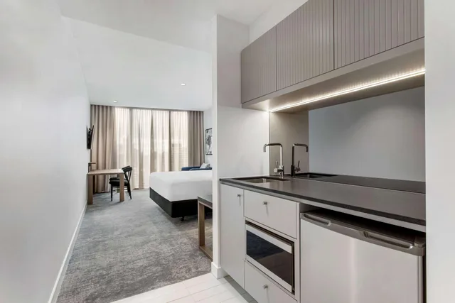 استوديو بإطلالة على المدينة، Adina Apartment Hotel Melbourne Southbank 3/4