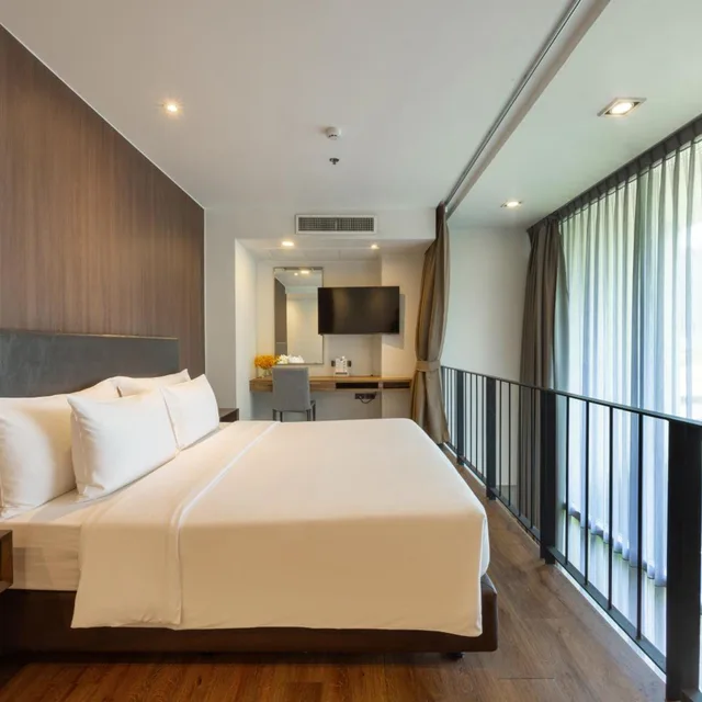جناح دوبلكس بسرير كينج بغرفة نوم واحدة، Lit Bangkok Residence 1/6