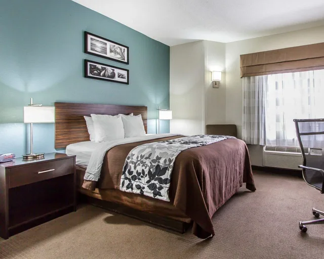 غرفة بسرير كوين لذوي الإعاقة، Sleep Inn Scott/Lafayette West 1/3