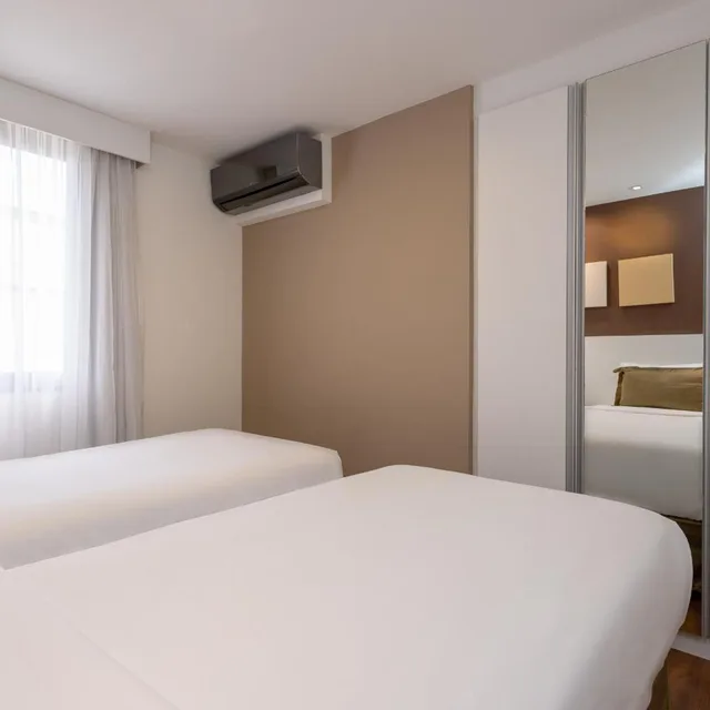 جناح بسرير مزدوج بغرفتي نوم، Paulista Suites by Charlie 3/10