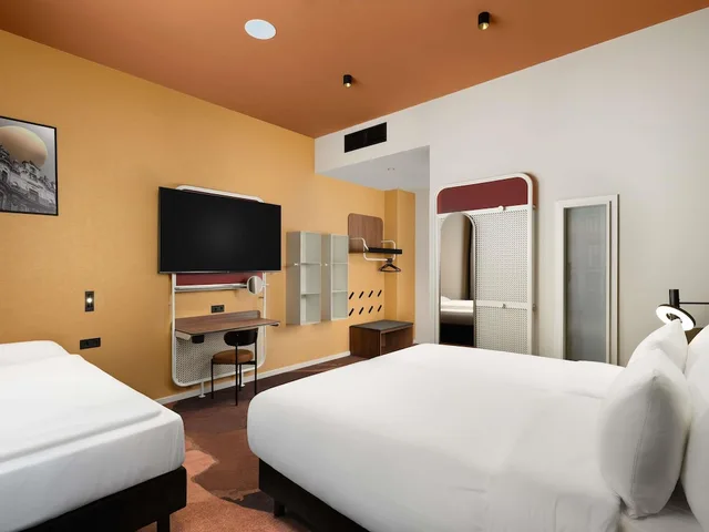غرفة ديلوكس بسرير مزدوج وسرير فردي، You Hotel Budapest - Handwritten Collection 6/10