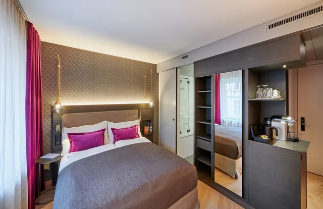 غرفة قياسية بسرير كوين، Sorell Boutique-Hotel Seefeld Zurich 1/3
