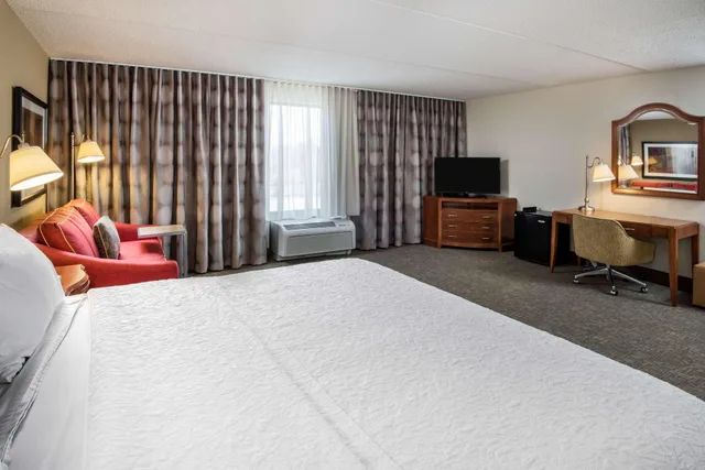 غرفة كبيرة بسرير كينج مع أريكة، Hampton Inn Roanoke/Hollins - I-81 2/2