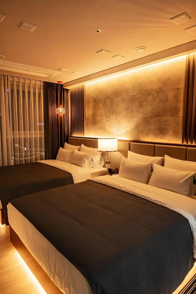 غرفة عائلية بسريرين منفصلين، Raviens Haeundae Avenue 2/2