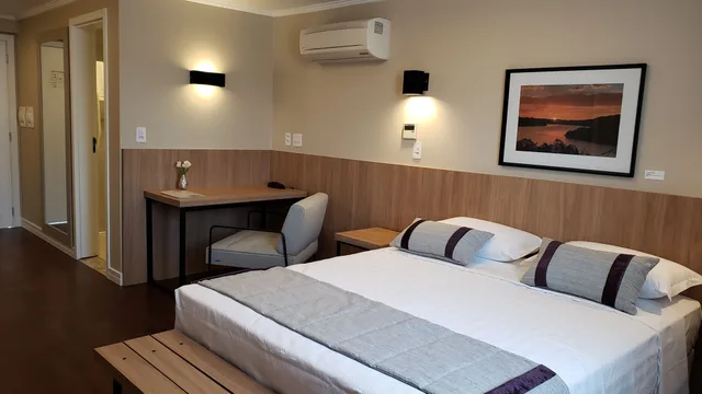 غرفة ديلوكس بسرير كوين، Hotel Alvorada - Concordia 1/1